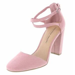 Christian Siriano Pink Kam Mauve Criss-Cross Pumps Heels Women's Size 8.5
